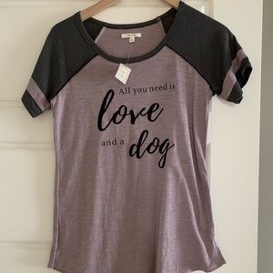 Brand New - All You Need is Love and a Dog - Tee